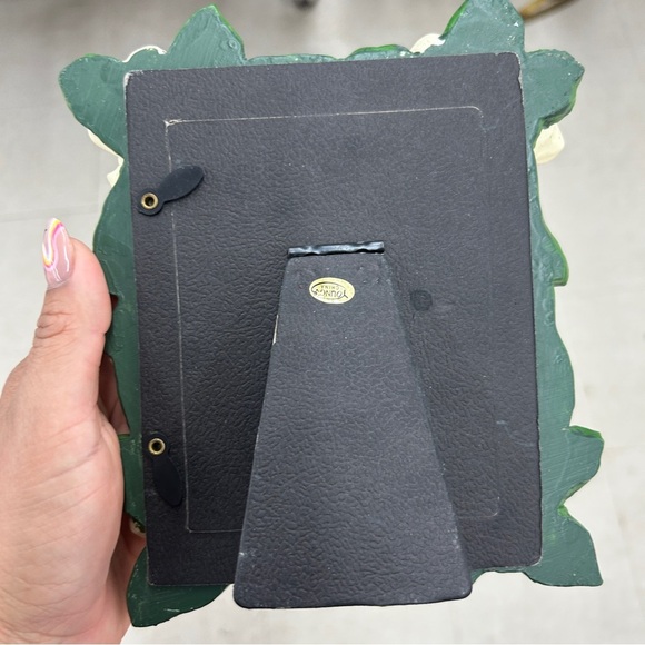 Floral Green and Yellow Picture Frame - Picture 3 of 5